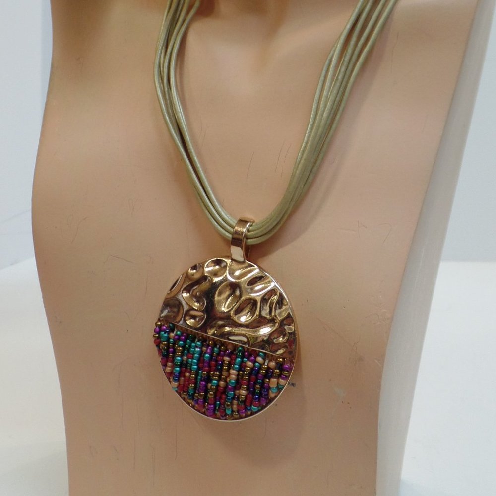 Jules Goldtone & Multi Strand Necklace